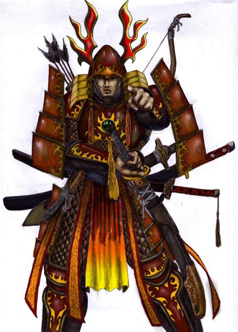 Red Samurai By Trevone On Deviantart