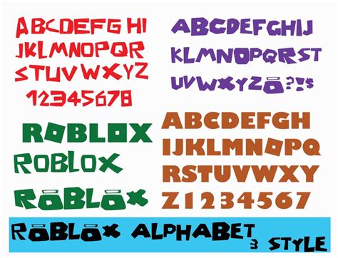Roblox Lettering