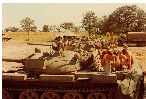 A Rhodesian T55 Tank Donated By South Africa War Soldier Poster