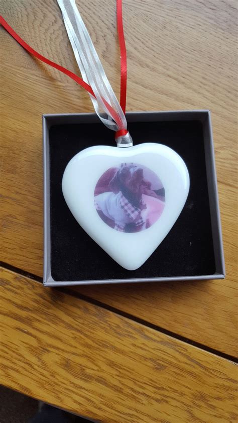 Check spelling or type a new query. Personalised Photo Heart Fused Glass Romantic Gift for ...