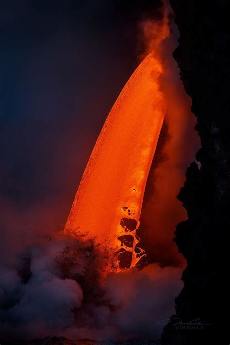 ˚lava Fire Falls Hawaii Fire Hose Lava Fire