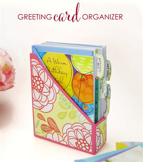 365 Designs Diy Greeting Card Organizer