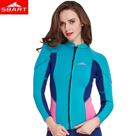 Woman 2mm Diving Wetsuits Neoprene Dive Jacket Surfing Wetsuit Two