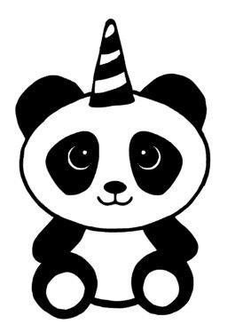 For boys and girls, kids and adults, teenagers and toddlers, preschoolers and older kids at school. Pandacorn | Panda birthday party, Panda birthday, Panda party