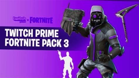 New Fortnite Skin Twitch Prime 3 Free Leaked Youtube