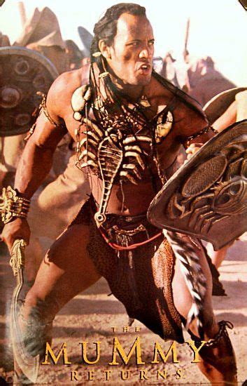 The Mummy Returns Scorpion King Movie Poster 23x35 The Rock Dwayne