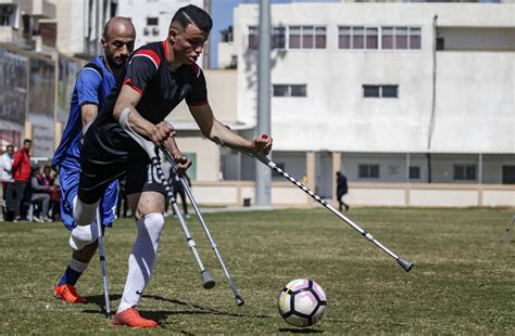Loss Of Leg Cant Deter Gazas Hero Amputee Footballers Daily Sabah