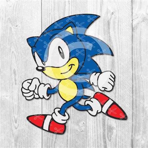 SONIC SVG, DXF, PNG, CUT FILES - SONIC CLIPART - SONIC VECTOR