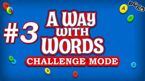 Pogo Games ~ A Way With Words Challenge Levels 3 Youtube