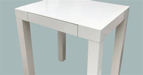 Uhuru Furniture And Collectibles White Side Table 45 Sold
