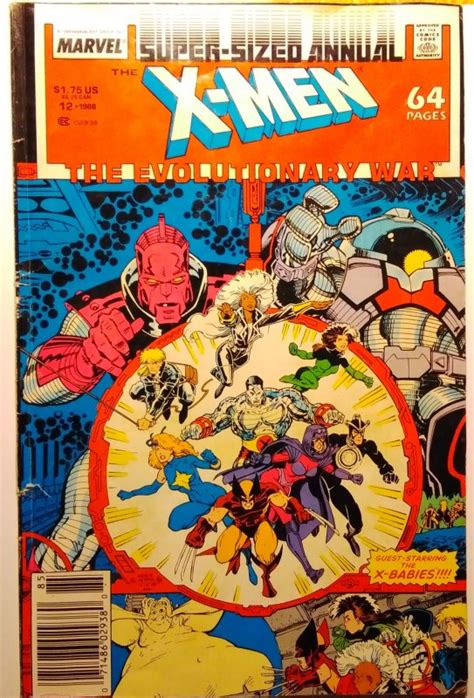 X Men Annual 12 Newsstand Edition 1988 Comic Books Copper Age