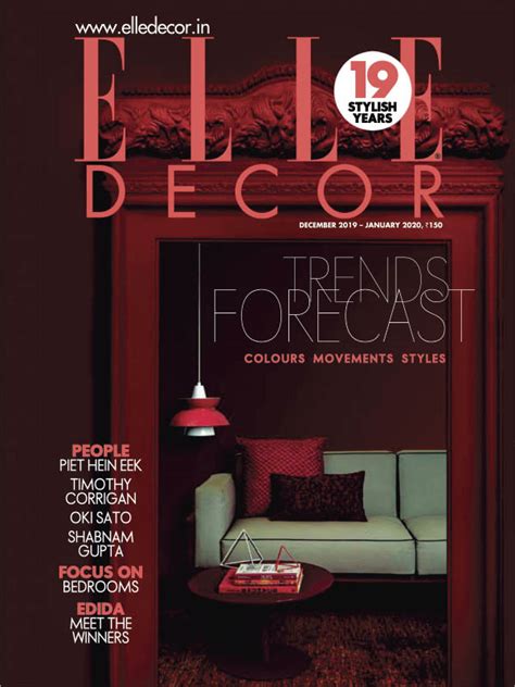 It's where we rest, read, make love, cry — it's even where some of us eat. Elle Decor IN - 12/01 2020 » Download PDF magazines ...