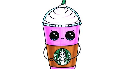 Uncategorized chibi girls coloring pages kawaii for kids cute. Starbucks Frappuccino Coloring Page - YouTube