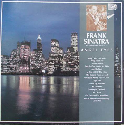 Frank Sinatra Legendary Concerts Vol Angel Eyes Vinyl Discogs