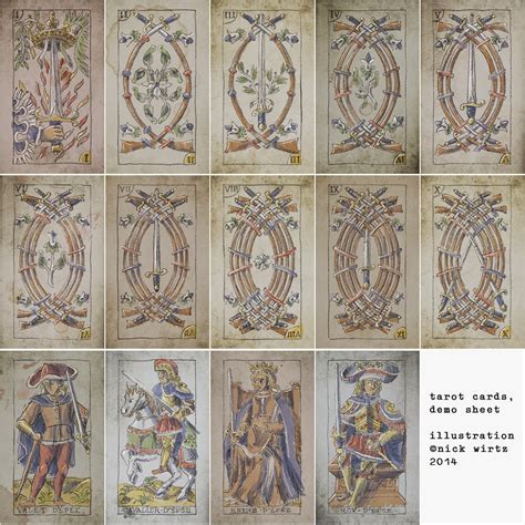 Tarot card illustrations & vectors. SpiralingCadaver: In the Cards - Tarot Illustration (part 1)