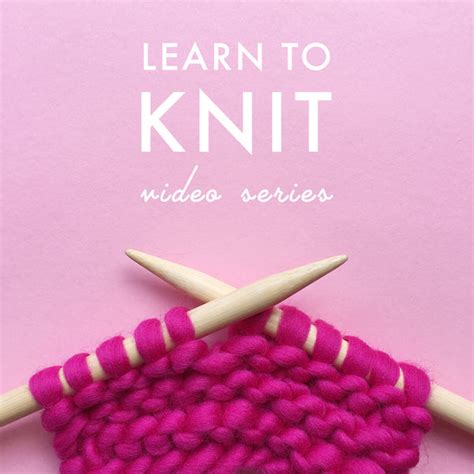 Video Series Learn To Knit Brooklyn Craft Company