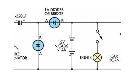 motorcycle battery charger circuit diagram