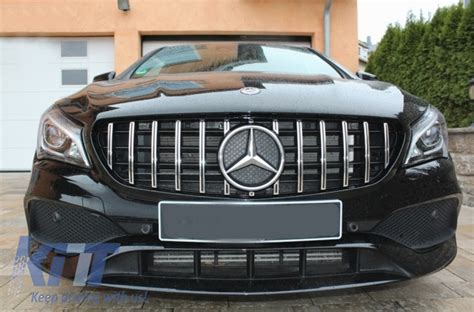 Front Central Grille Suitable For Mercedes Cla C117 X117 W117 Facelift