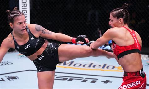 Estratégica Luana Santos supera cansaço e vence rival suíça no UFC
