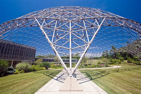 Buckminster Fullers Geodesic Dome And Futuristic Architecture Photos