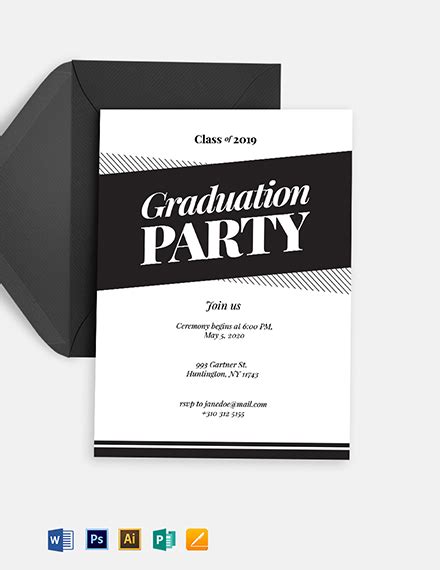 Free Graduation Invitation Template Download 637 Invitations In Psd Indesign Word Publisher