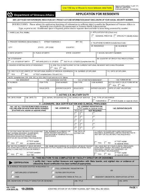 Fillable Online Adminaffairs Med Ufl Fillable Online Va Form 10 2850a