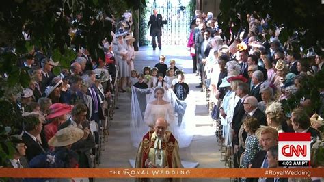 See Meghan Markle Walk Herself Down The Aisle Video Business News