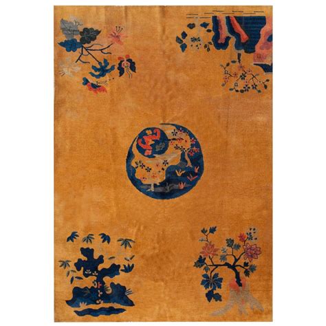 Antique Chinese Art Deco Rug For Sale At 1stdibs