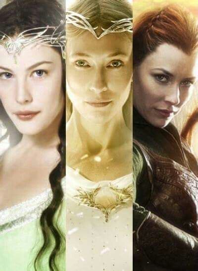 Arwen Galadriel Tauriel Lord Of The Rings The Hobbit Tauriel