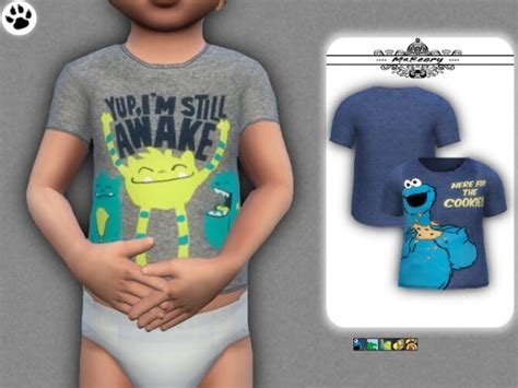 Random Little Toddler Tee By Msbeary At Tsr Sims 4 Updates