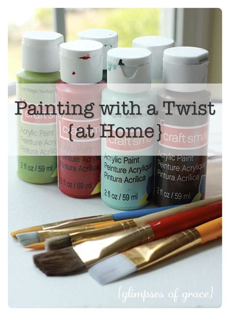 Painting With A Twist At Home Canvas Painting Diy Diy Painting