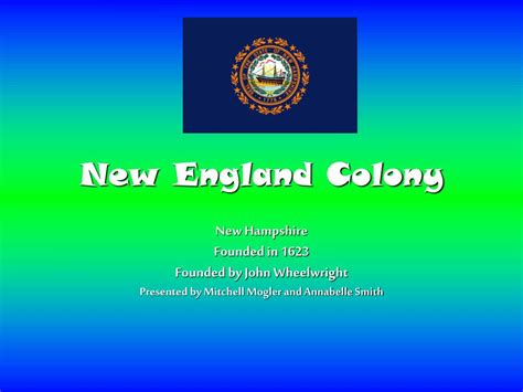 Ppt New England Colony Powerpoint Presentation Free Download Id