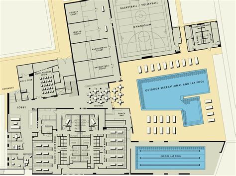 Floorplan Of Health Club Newhousedesign Newhousemaps