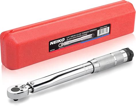 Neiko 03714a 14 Drive Adjustable Click Torque Wrench Sae 20 200