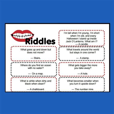 Clever Riddles For Kids With Answers Printable Riddles School And