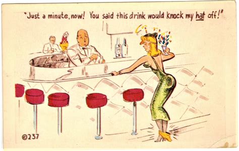 vintage 1950 s kromekolor comic risque postcard etsy
