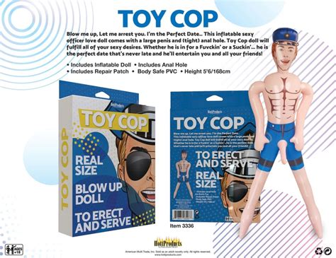 inflatable cop blow up doll for bachelorette party bachelor etsy