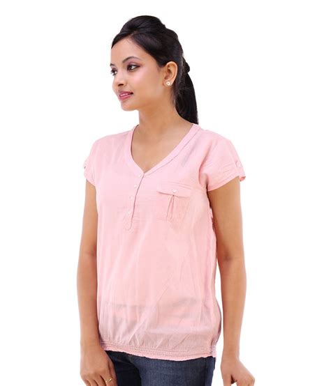 Goodwill Impex Cotton Regular Tops Pink Buy Goodwill Impex Cotton Regular Tops Pink Online