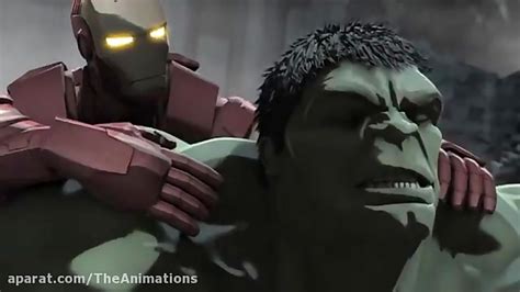 انیمیشن مرد آهنی و هالک دوبله فارسی Iron Man Hulk Heroes