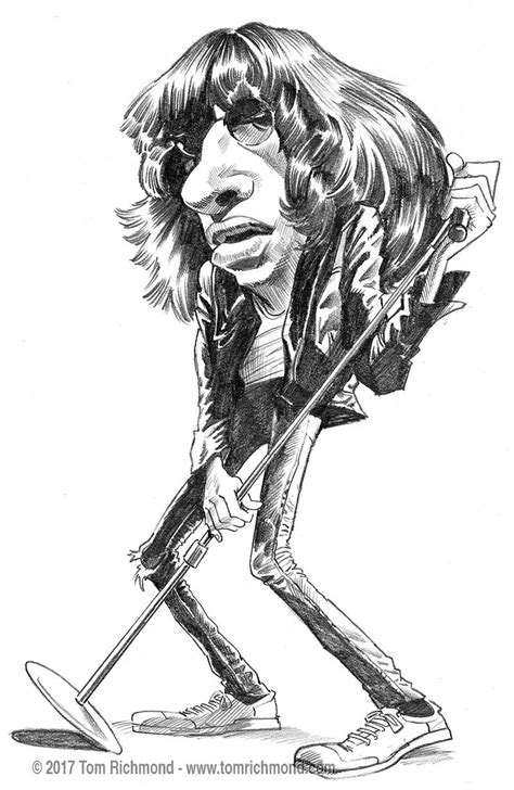 Richmond Illustration Inc Joey Ramone Celebrity Caricatures Caricature