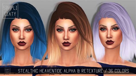 Sims 4 Mods ~ Ombre Hair Sims Hair Womens Hairstyles Sims 4