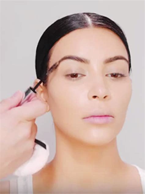 kim kardashian s makeup artist just revealed the product he uses on her eyebrows allure