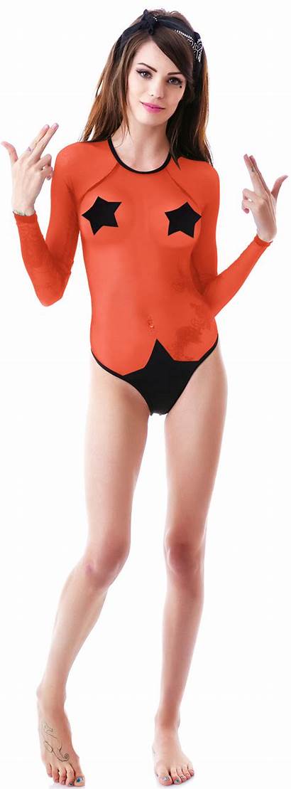 Swimsuit Orange Piece