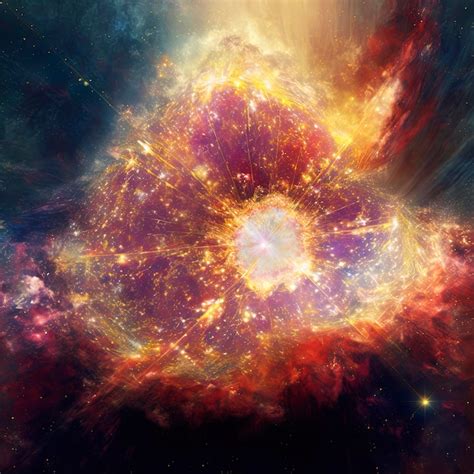 Premium Photo Supernova Exploding Space