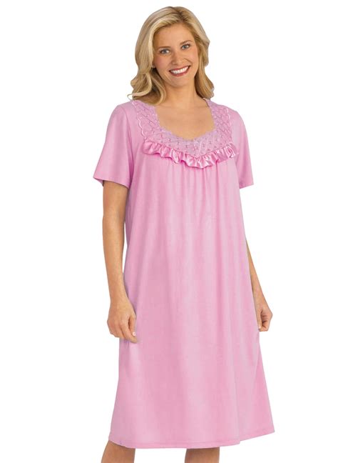 Cotton Knit Nightgown By Cozee Corner