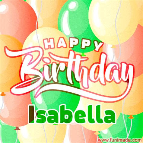 Happy Birthday Isabella S