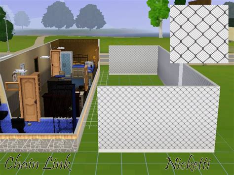 Sims 4 Chain Link Fence