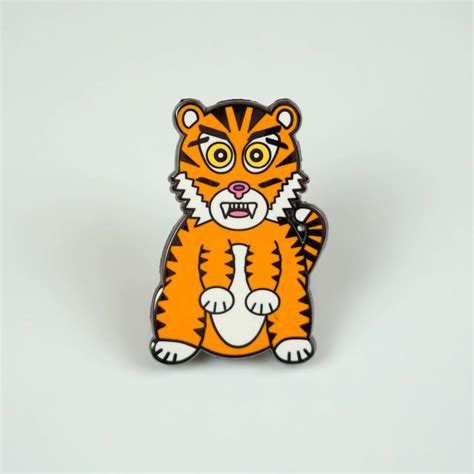 Tiger Enamel Fun Pin By Siop Gardd
