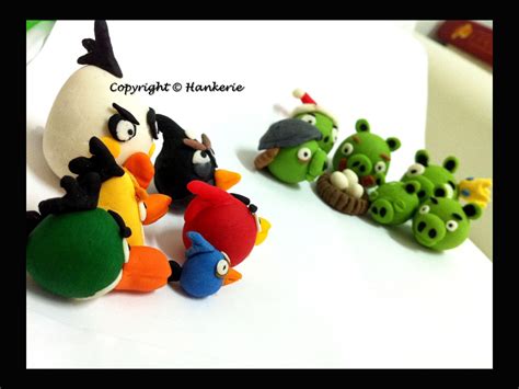 Edible Angry Birds Icing Figures By Hankerie Hankerie