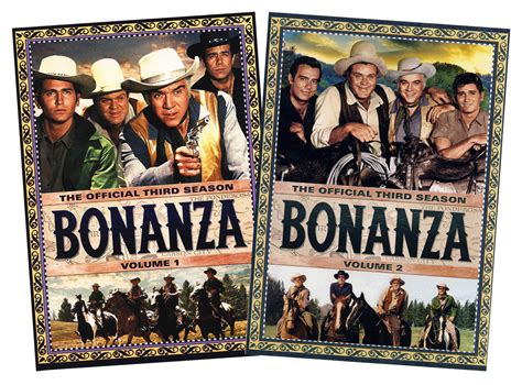 Bonanza The Complete Season 3 Vol 1 And 2 2 Pack Boxset On Dvd